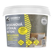 DEN BRAVEN Designová stěrka BETON EXCLUSIVE šedá SADA 5kg<br/>